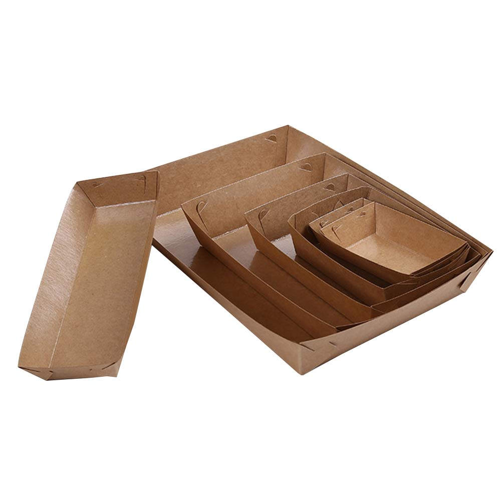 30Pcs Boat Shaped Disposable P - Food Packed Snacks ulasan dan harga
