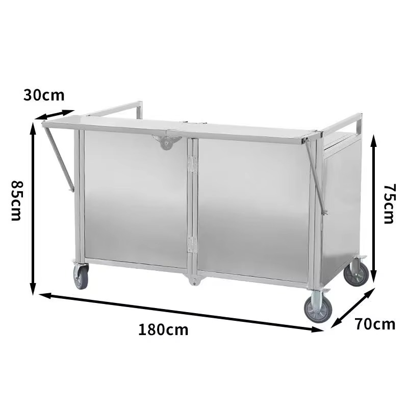 New Multi-Functional Folding S - Snacks Food Stall ulasan dan harga