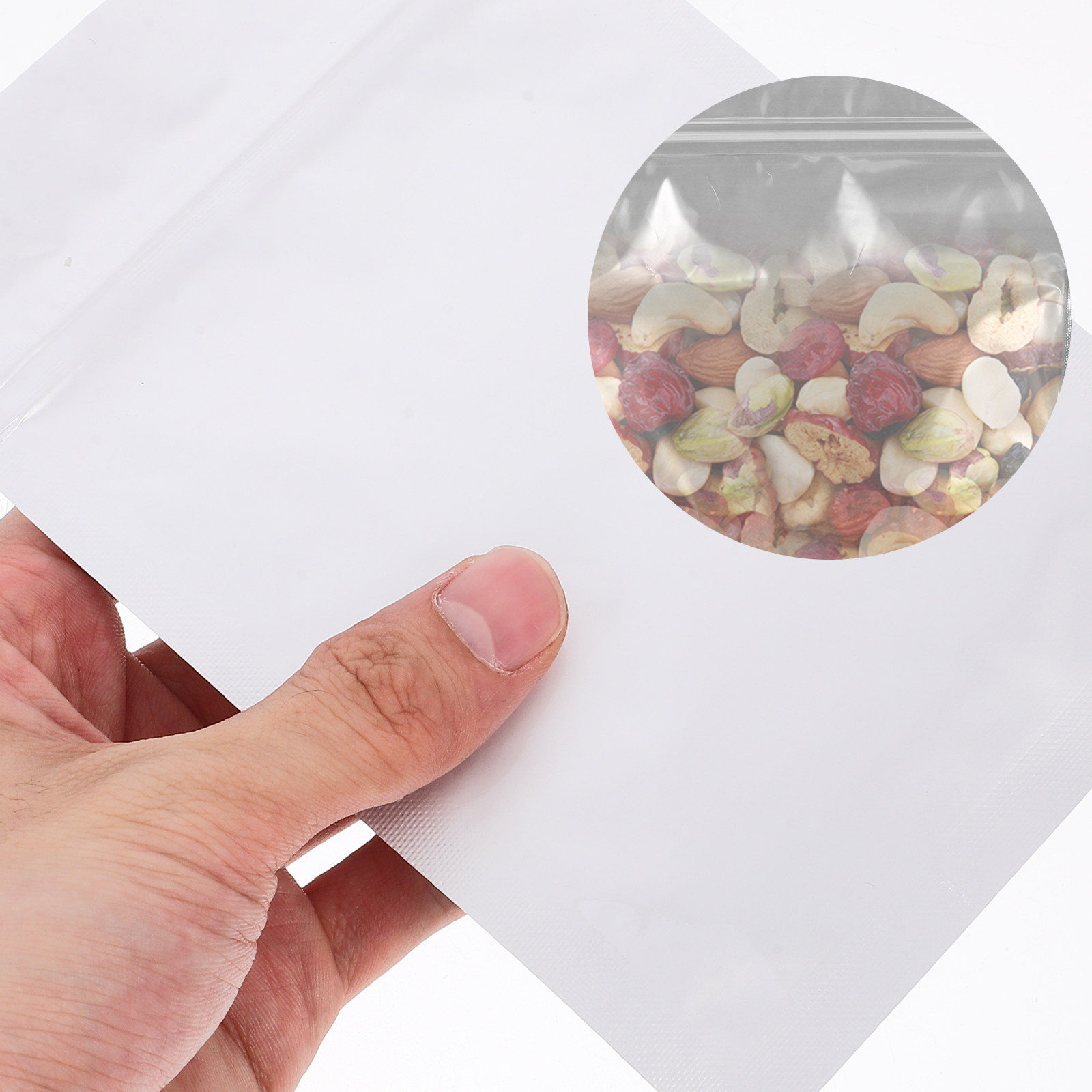 50Pcs Airtight Resealable Bags - Food Snack ulasan dan harga