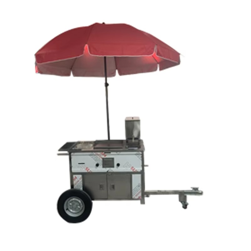 Compact Mobile Snack Food Cart - Snacks Food Stall ulasan dan harga