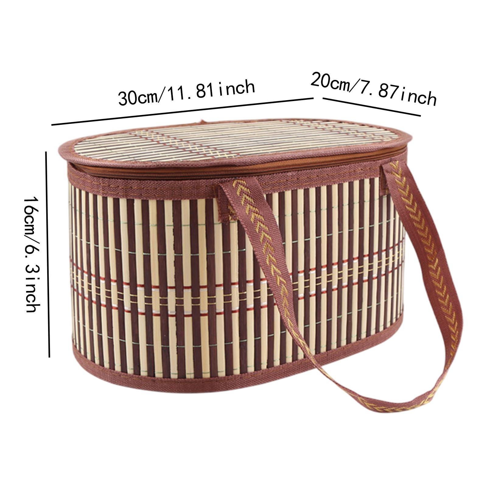 Bamboo Basket Foldable Food Co - Snacks Food Gift Baskets ulasan dan harga