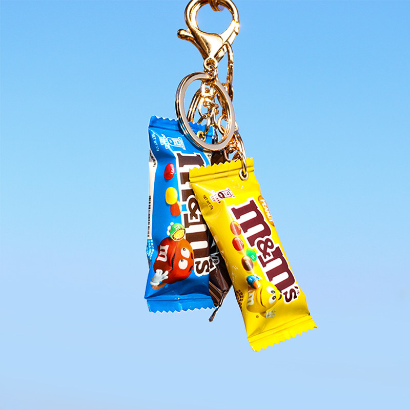 M&M's！Blue Yellow and Brown Fu - Yellow Food Snacks ulasan dan harga
