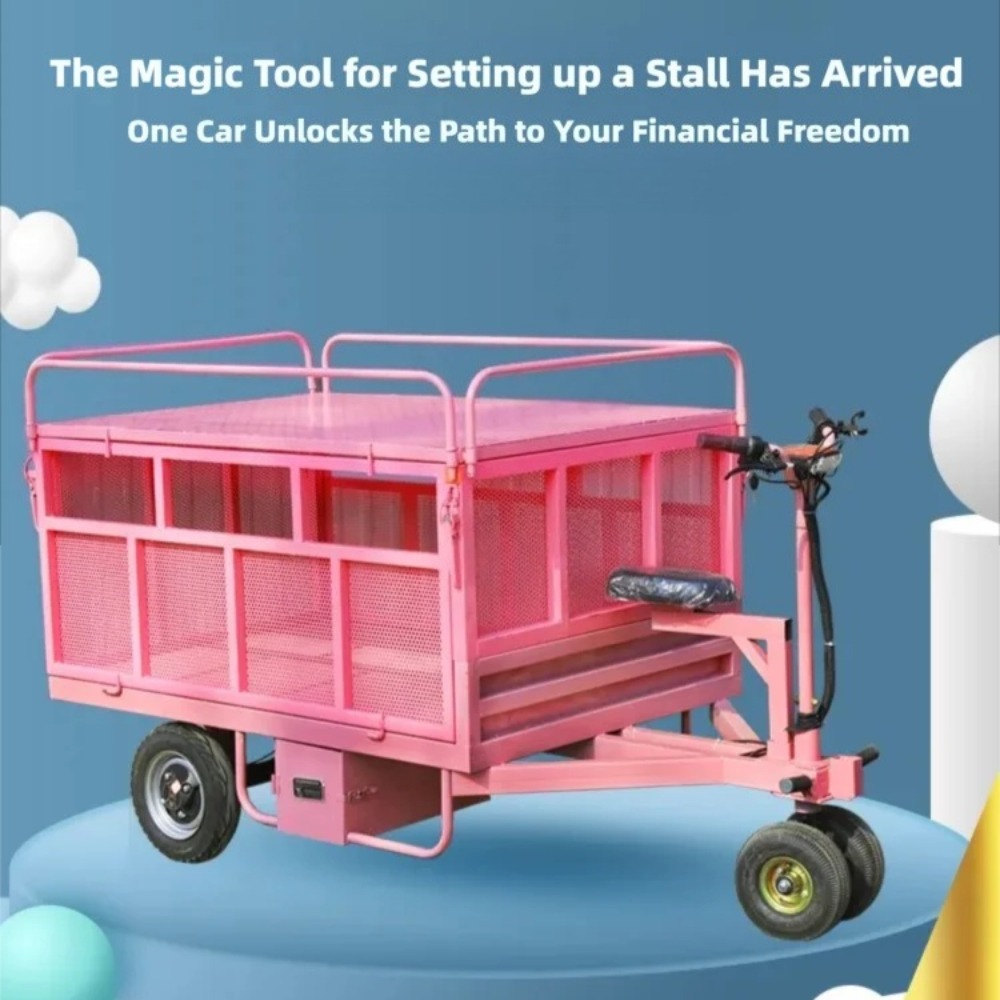3 Wheel Electric Flat Cart Rev - Snacks Food Stall ulasan dan harga