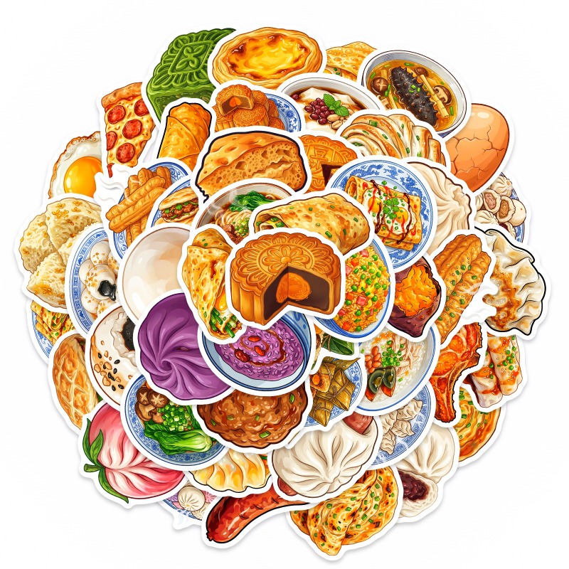 50pcs Chinese Food Diary, Non- - Food Good Snacks ulasan dan harga