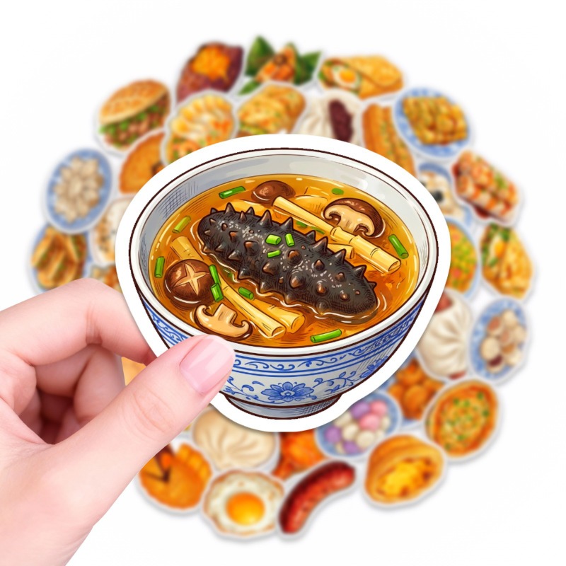 50pcs Chinese Food Diary, Non- - Food Good Snacks ulasan dan harga