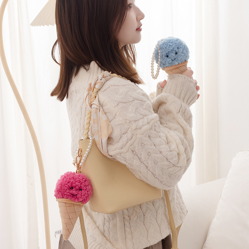 Cute Cartoon Ice cream Plush T - Food Snacks Gifts ulasan dan harga