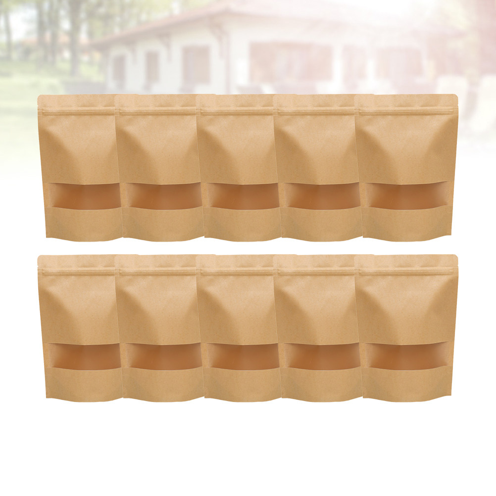 50Pcs Food Storage Kraft Paper - Food Snack ulasan dan harga