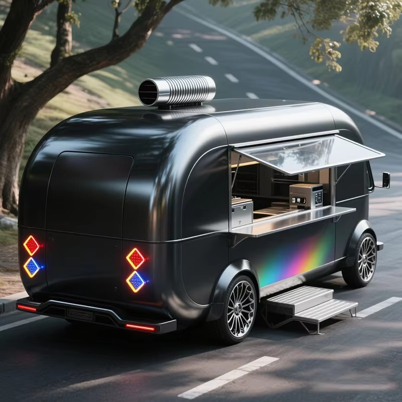 Mini Ice Cream Truck Food Cart - Food Snacks Delivery ulasan dan harga