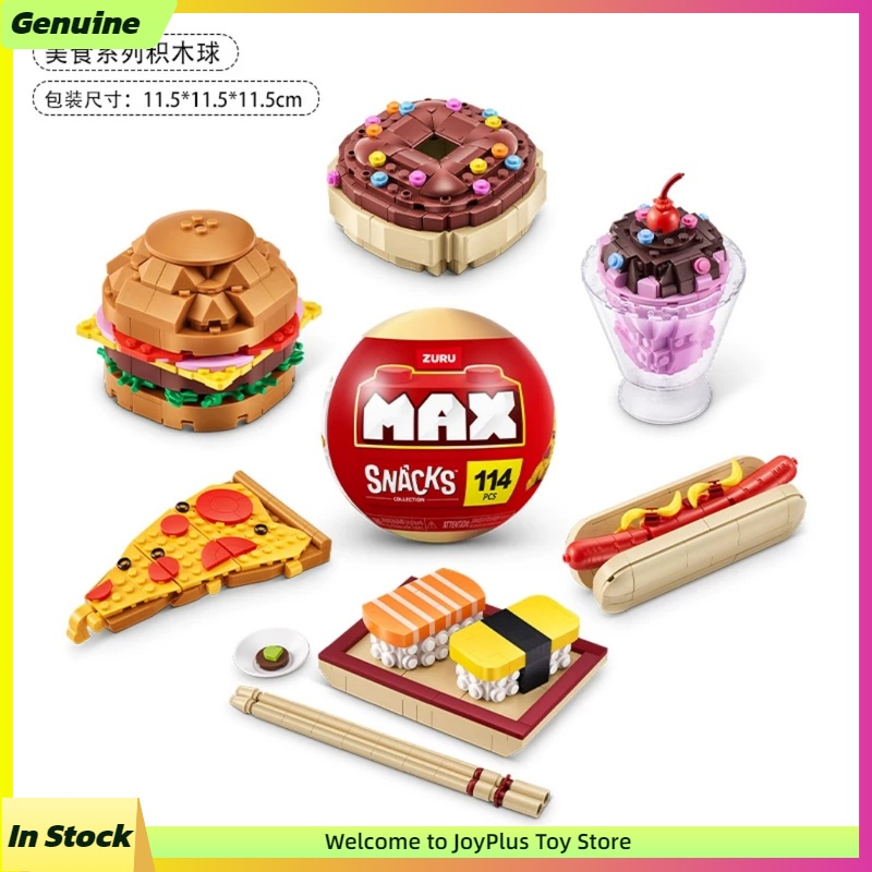 ZURU MAX Snacks Blind Box Buil - Food Snacks Gifts ulasan dan harga
