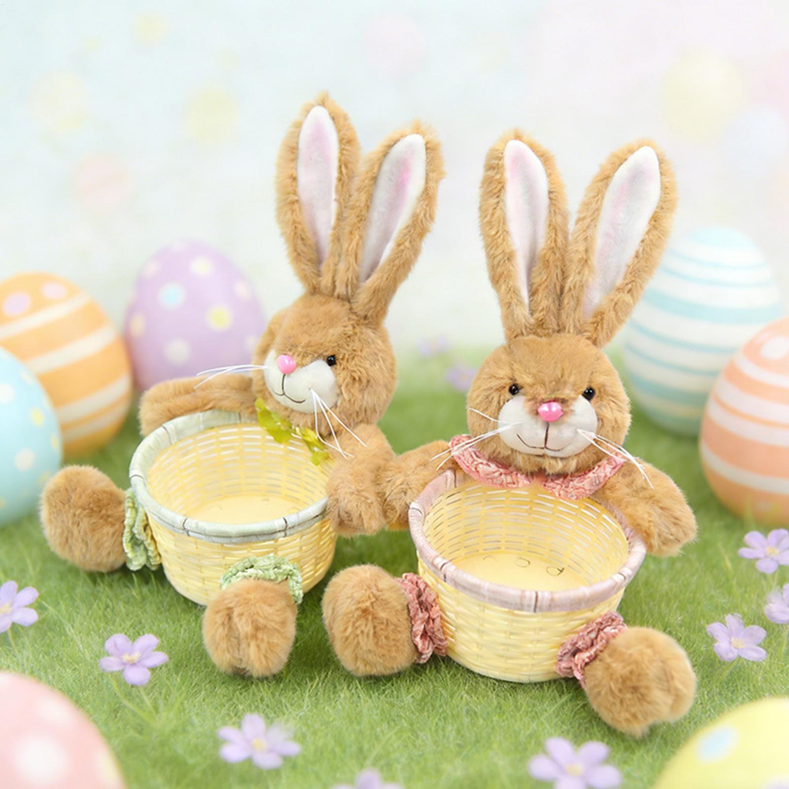 Easter Bunny Basket Rabbits Sh - Snacks Food Gift Baskets ulasan dan harga