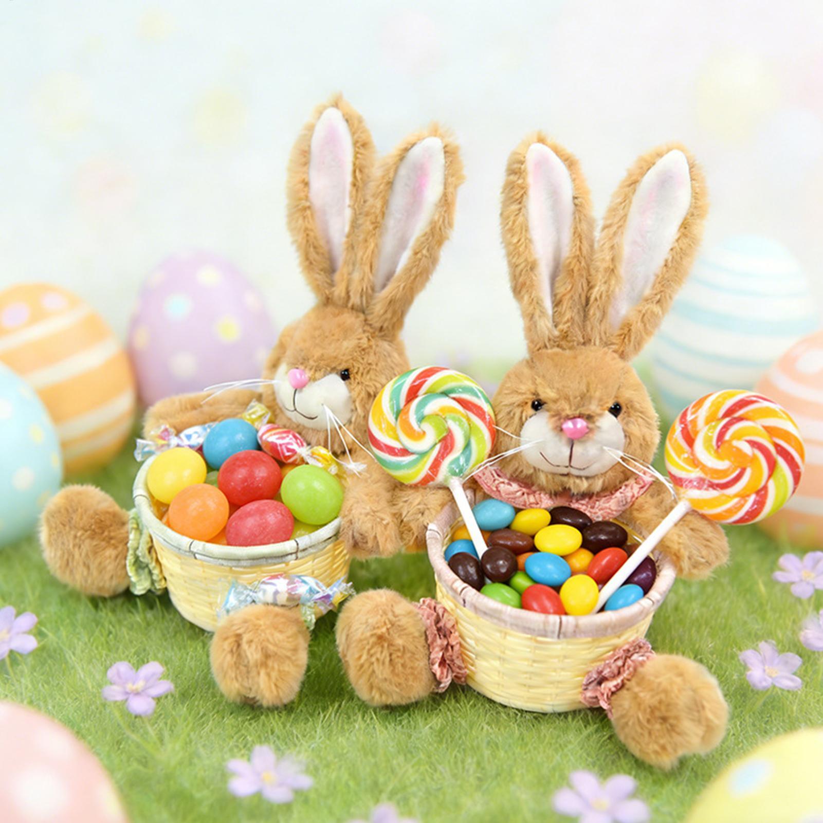 Easter Bunny Basket Rabbits Sh - Snacks Food Gift Baskets ulasan dan harga