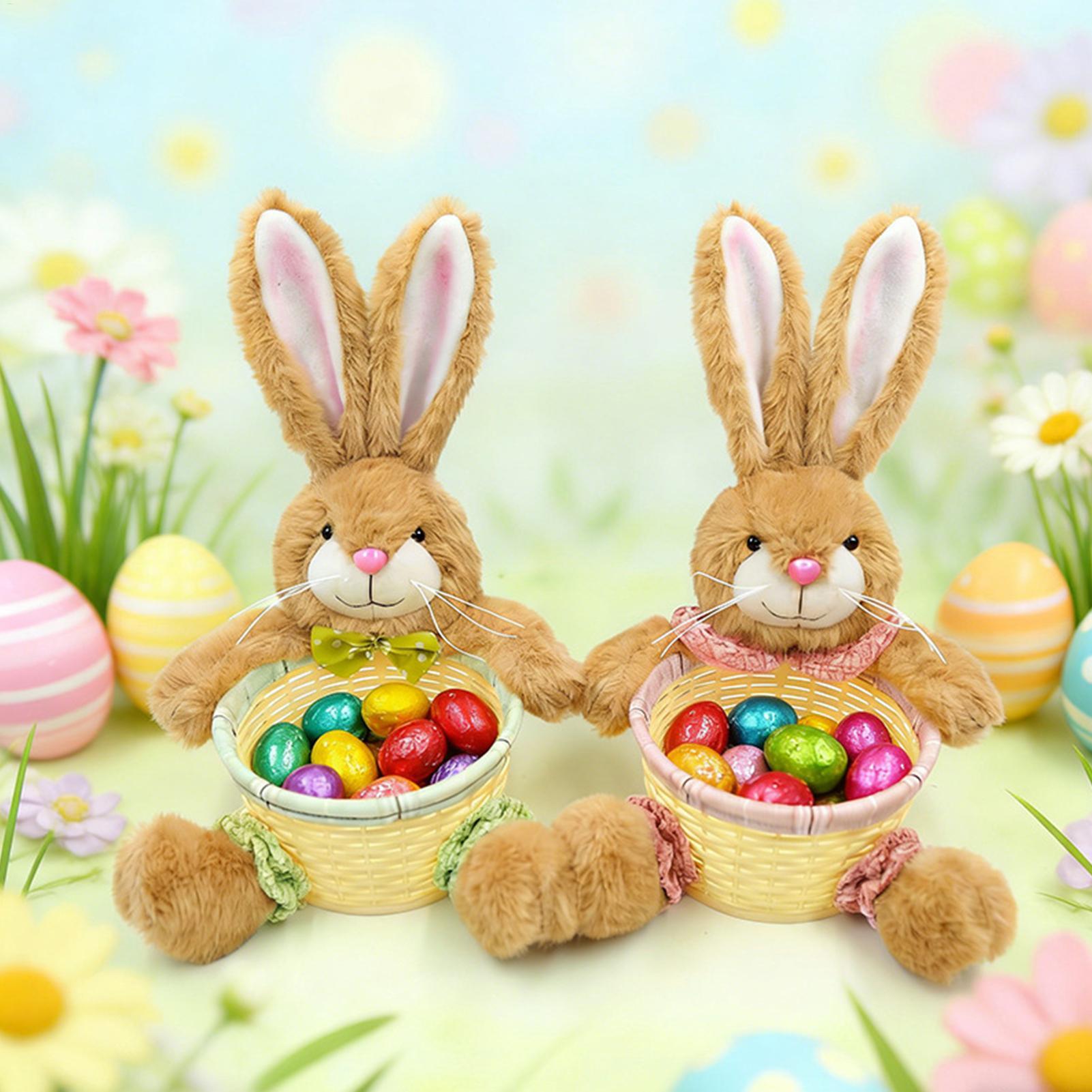 Easter Bunny Basket Rabbits Sh - Snacks Food Gift Baskets ulasan dan harga