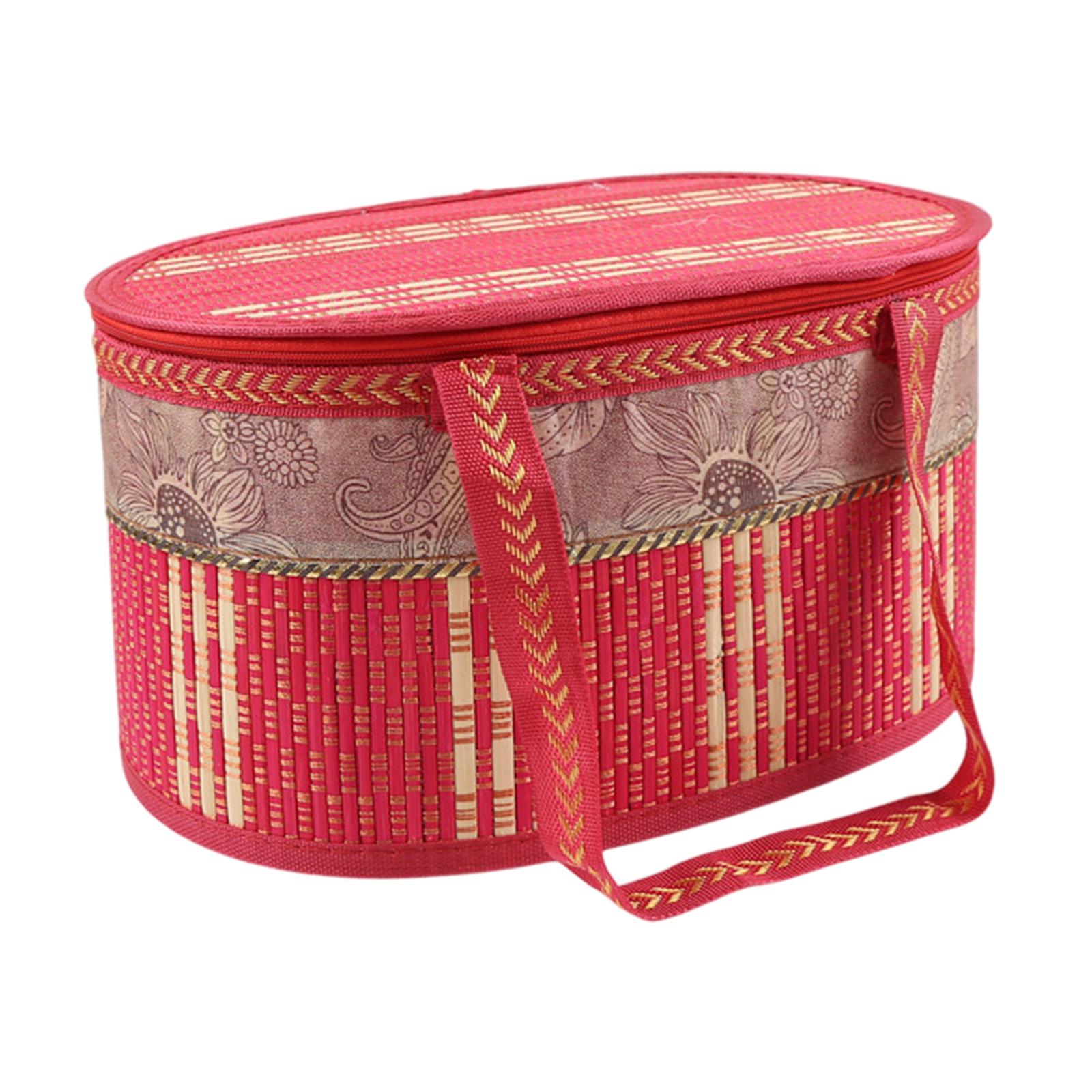 Folding Bamboo Basket Food Sto - Snacks Food Gift Baskets ulasan dan harga