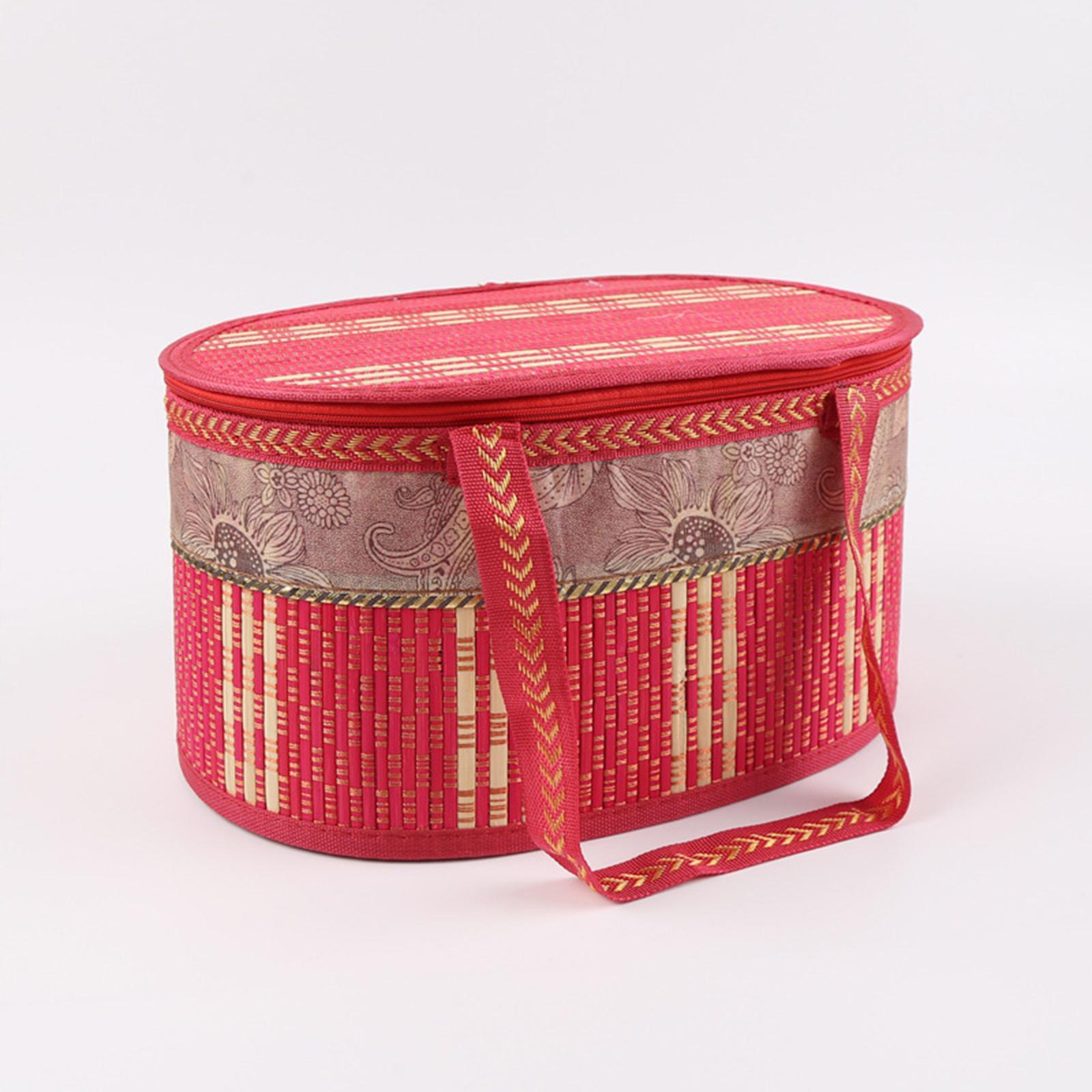 Folding Bamboo Basket Food Sto - Snacks Food Gift Baskets ulasan dan harga
