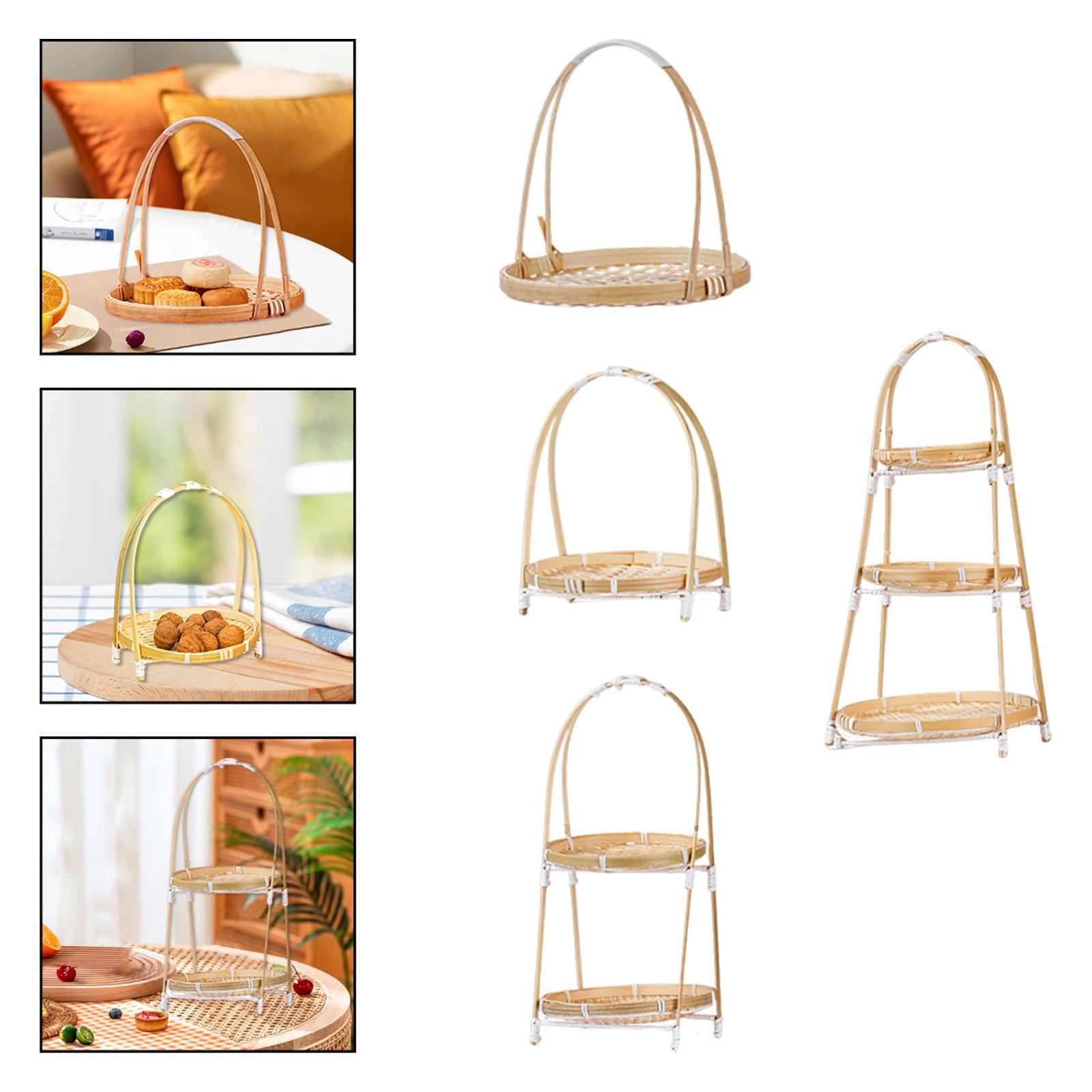 Snack Organizer Woven Bamboo T - Snacks Food Gift Baskets ulasan dan harga