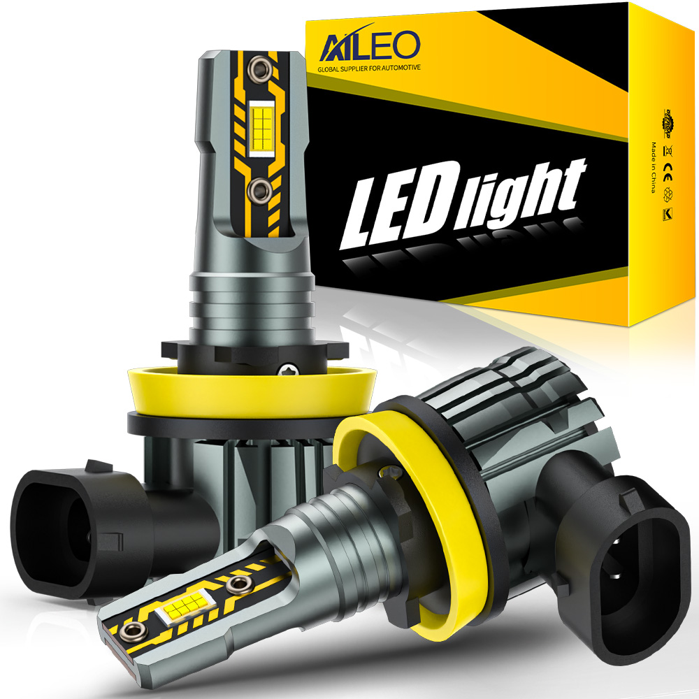 AILEO H11 LED 5570 CSP Car Hea - Yellow Food Snacks ulasan dan harga