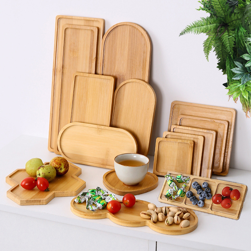 Tableware Solid Wood Food Tray - Food Snacks In Japan ulasan dan harga