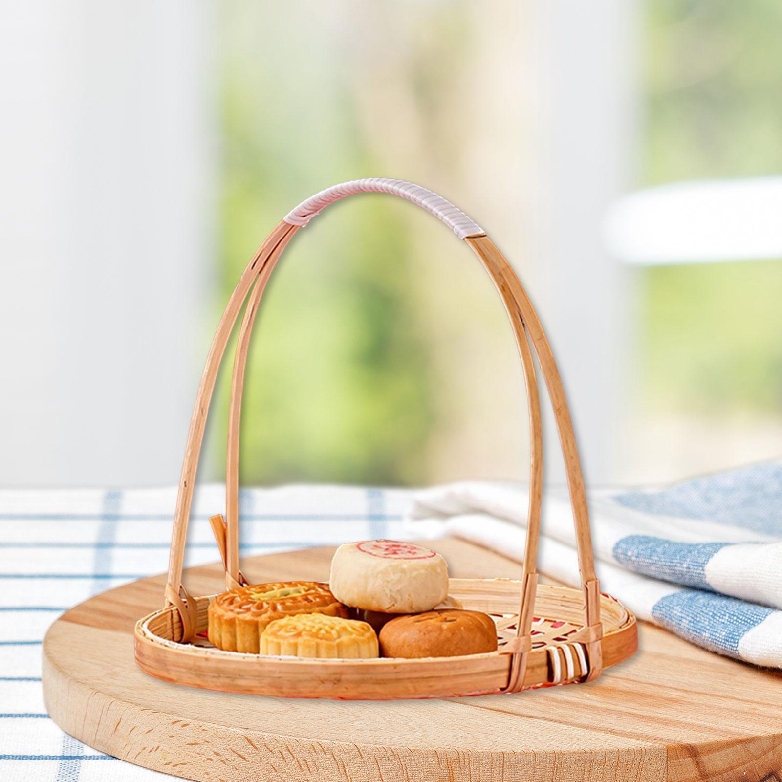Woven Bamboo Snack Stand Food  - Snacks Food Gift Baskets ulasan dan harga
