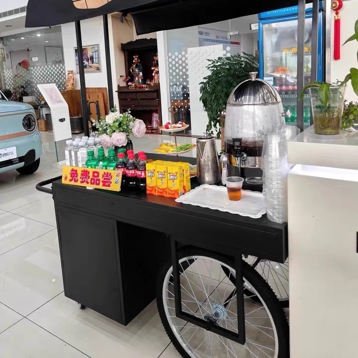 Customizable Stall Food Cart T - Snacks Food Stall ulasan dan harga