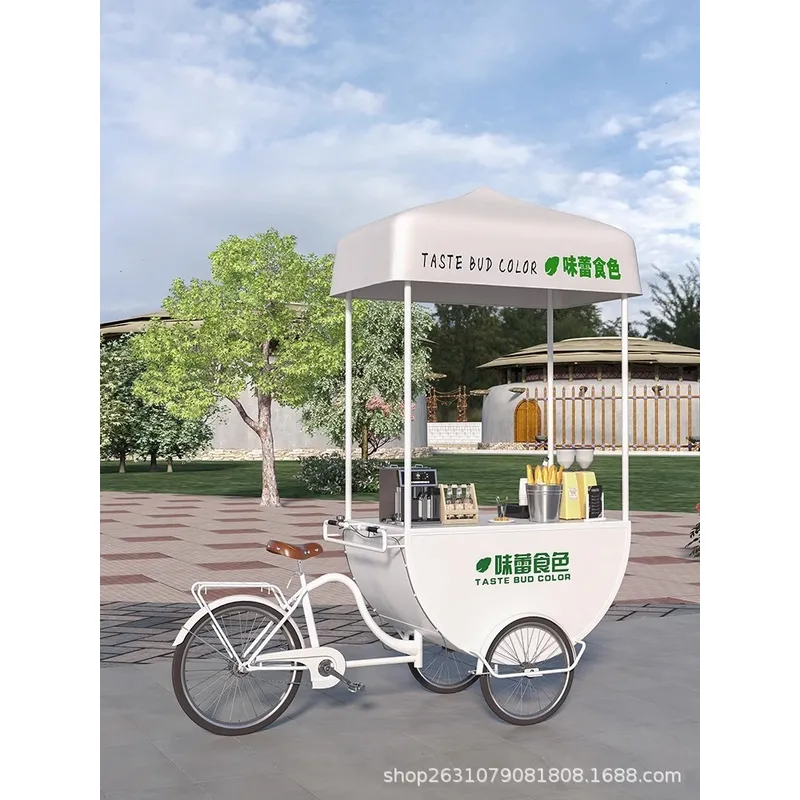 Outdoor Mobile Food Cart Snack - Food Snack ulasan dan harga