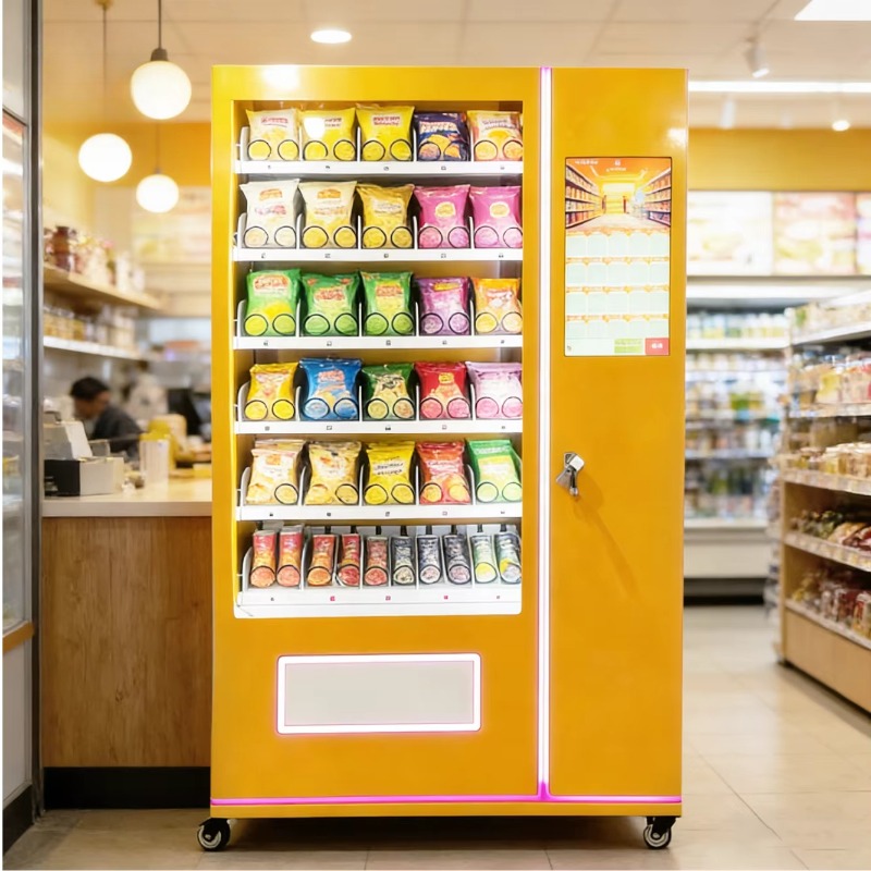 Automatic Snack Vending Machin - Food Snack ulasan dan harga