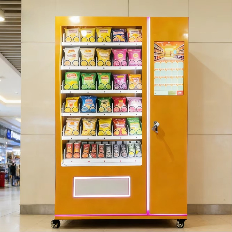 Automatic Snack Vending Machin - Food Snack ulasan dan harga