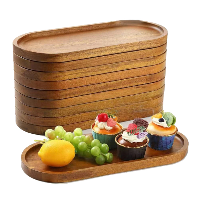 Tableware Solid Wood Food Tray - Food Snacks In Japan ulasan dan harga