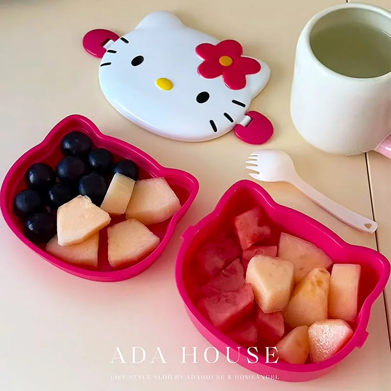 Cute Hello Kitty Shaped Lunch  - Food Good Snacks ulasan dan harga