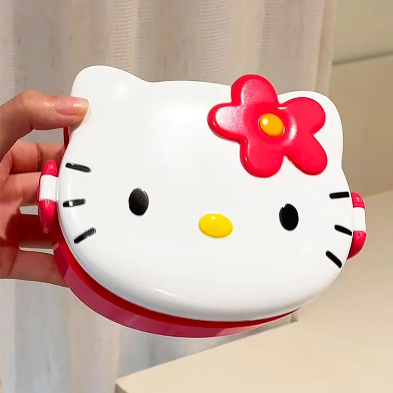 Cute Hello Kitty Shaped Lunch  - Food Good Snacks ulasan dan harga