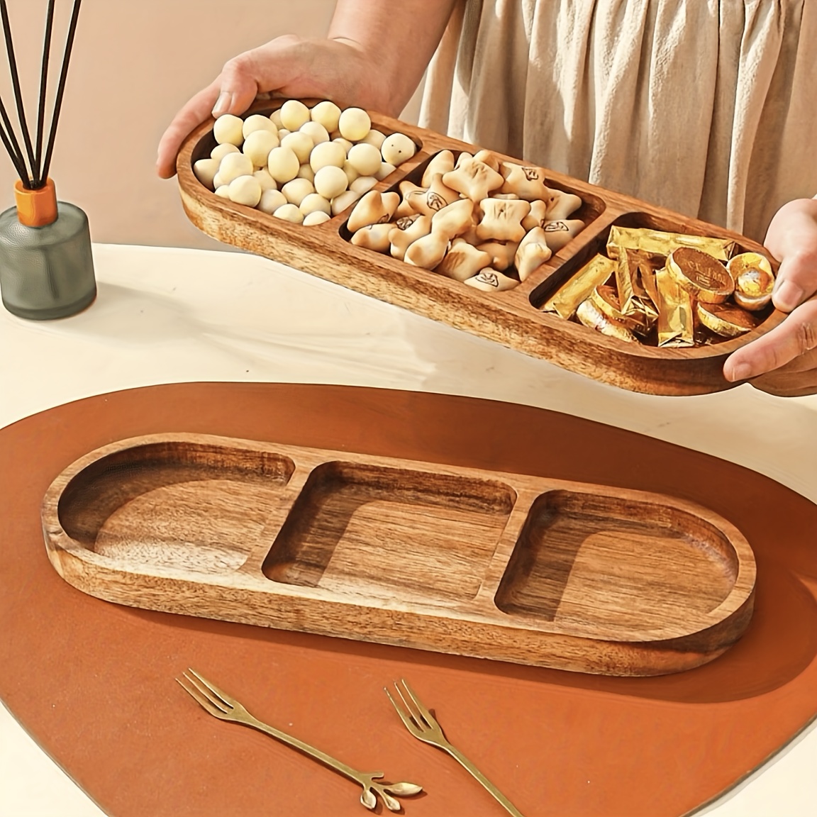 Acacia Wood Multipurpose Food  - Food Snacks In Japan ulasan dan harga
