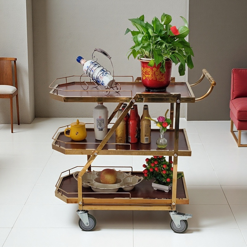 Dining cart, wine cart, restau - Food Snacks Delivery ulasan dan harga