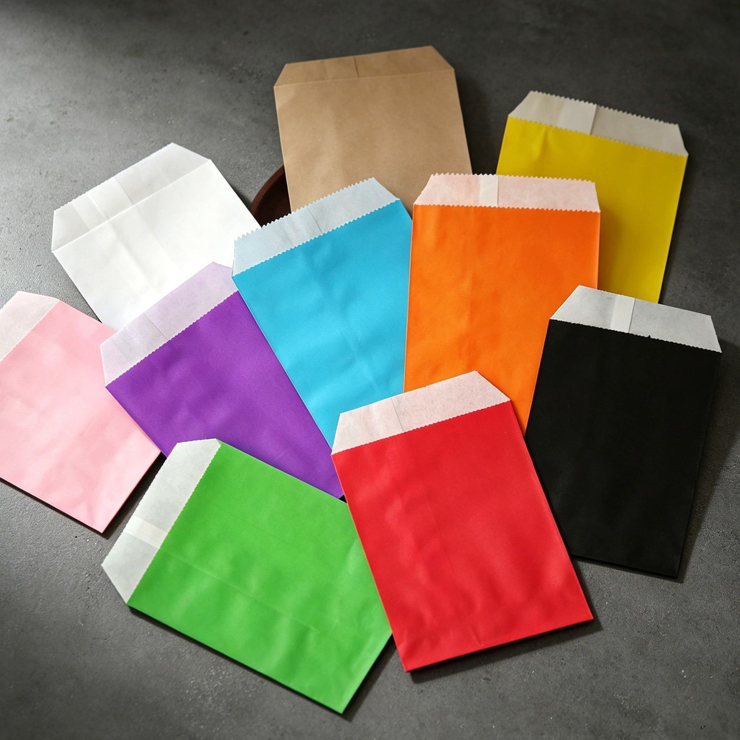 50/100pcs color Gift Kraft Pap - Food Snacks Gifts ulasan dan harga
