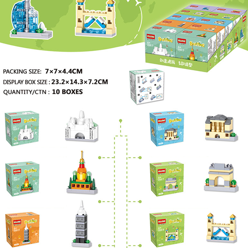 10in1 Cute Architectural Stree - Food And Snacks Ideas ulasan dan harga