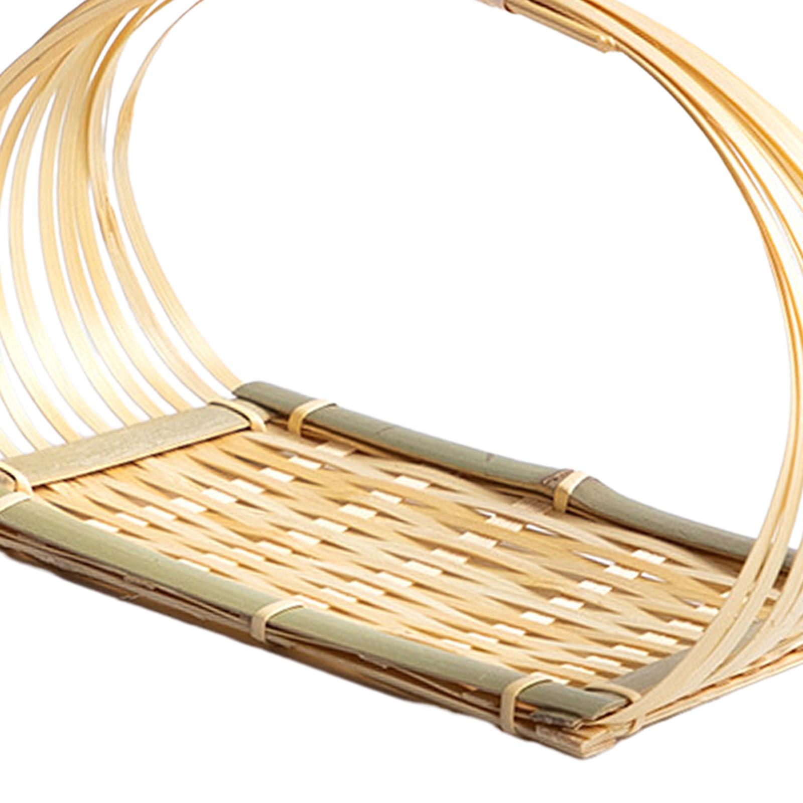 Bamboo Handwoven Dessert Baske - Snacks Food Gift Baskets ulasan dan harga