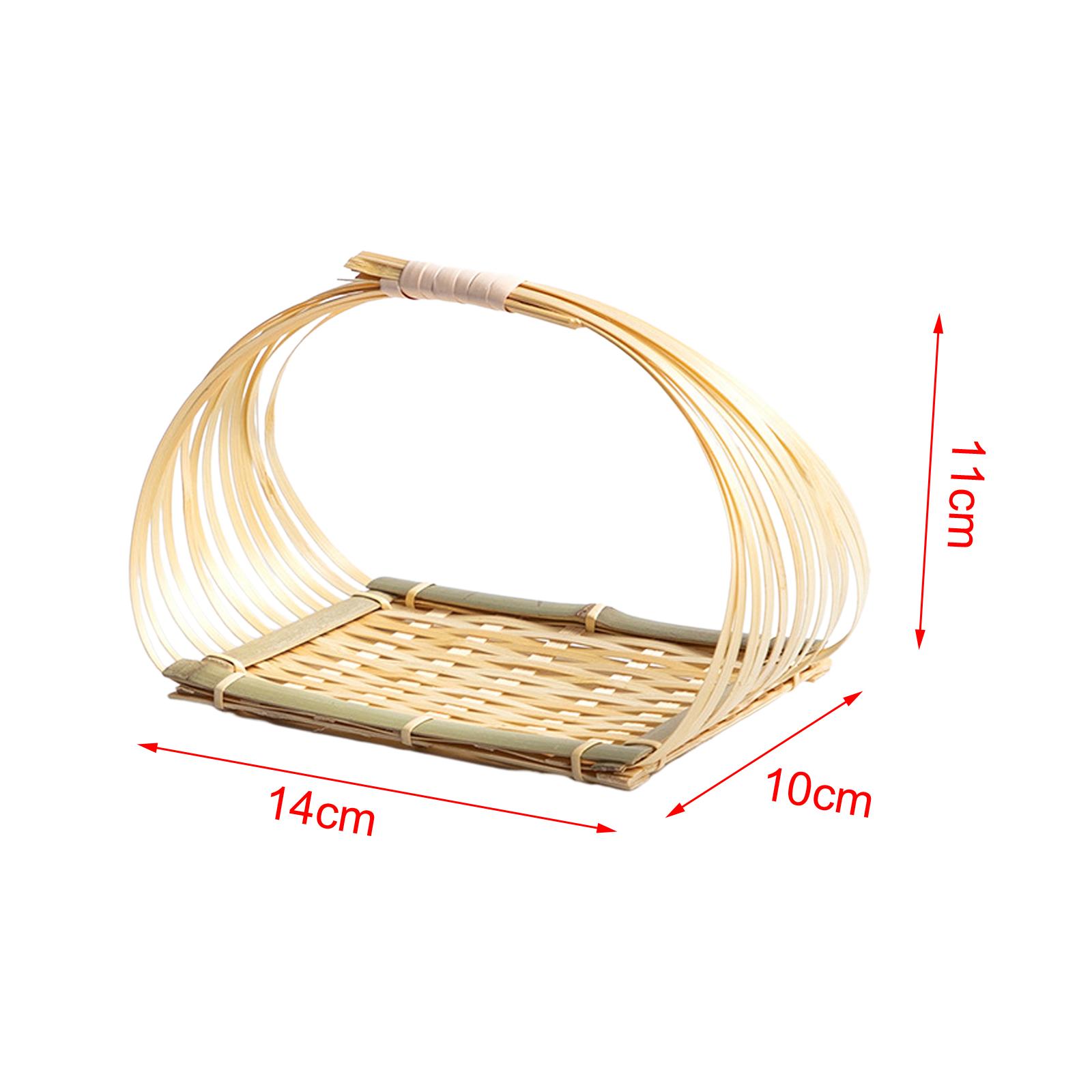 Bamboo Handwoven Dessert Baske - Snacks Food Gift Baskets ulasan dan harga